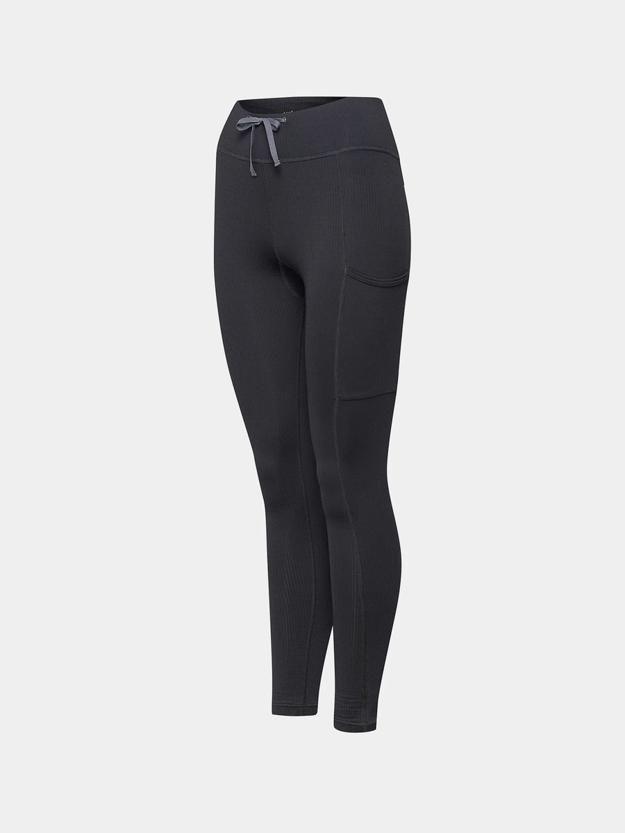 Café du Cycliste Zoe Women's Technical Leggings Training Leggings Black