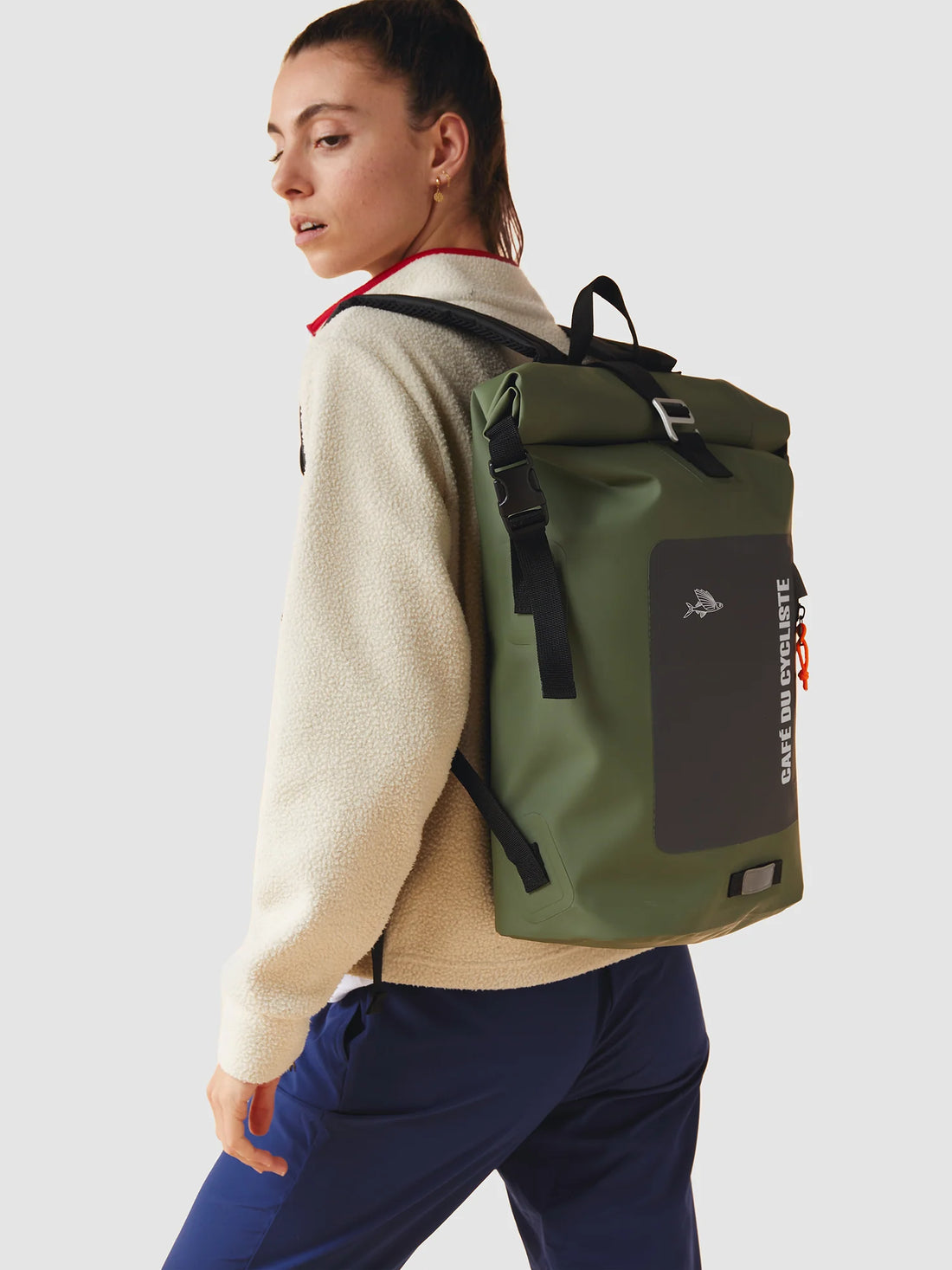 Café du Cycliste Backpack Rucksack Khaki