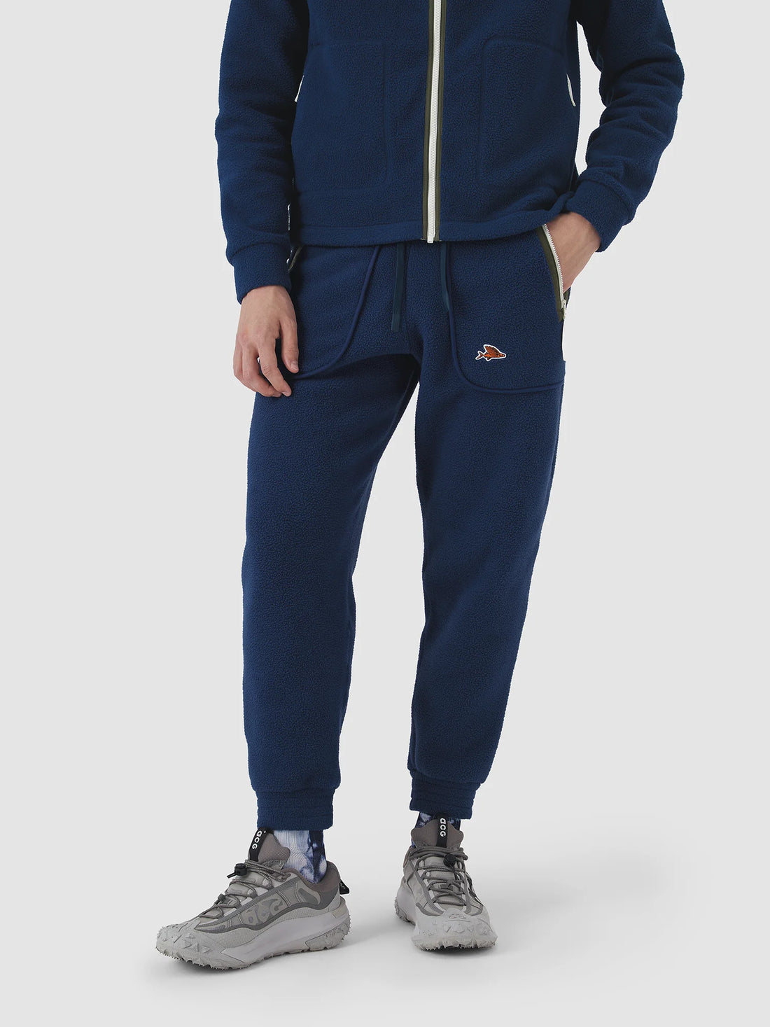 Café du Cycliste Henriette Men's Track Pants Laufhose Navy