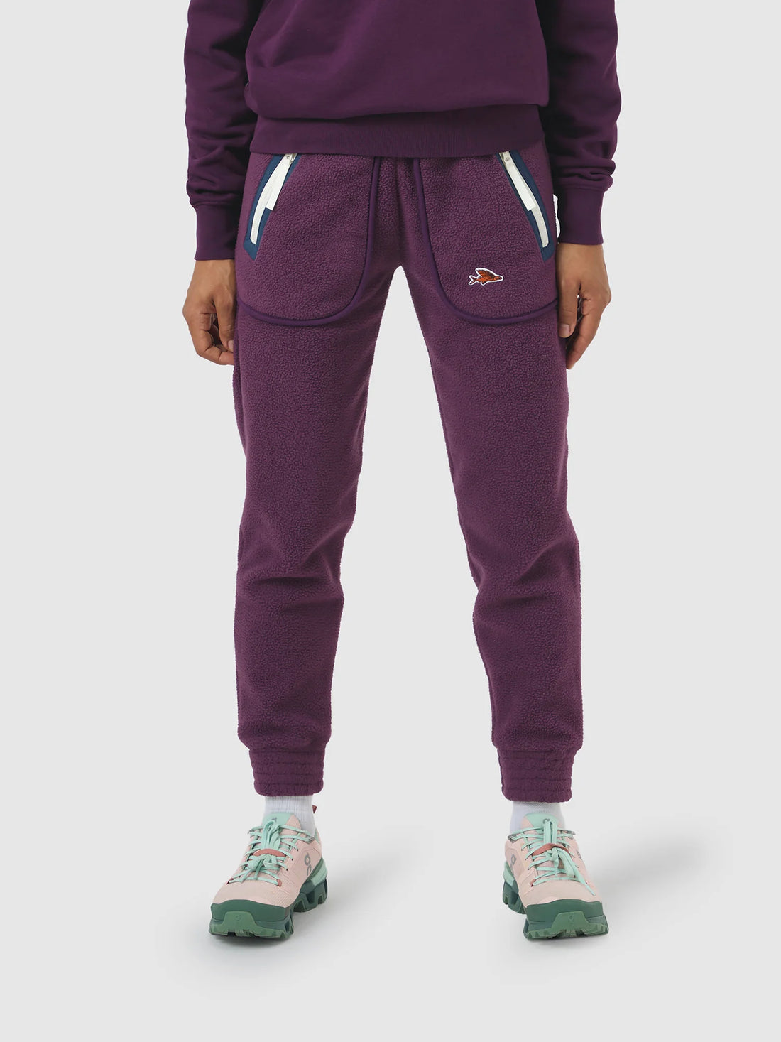 Café du Cycliste Henriette Women's Track Pants Laufhose Quetsche