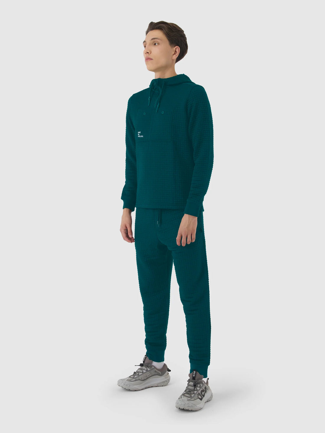 Café du Cycliste Louisa Men's Track Pants Laufhose Alpine Green
