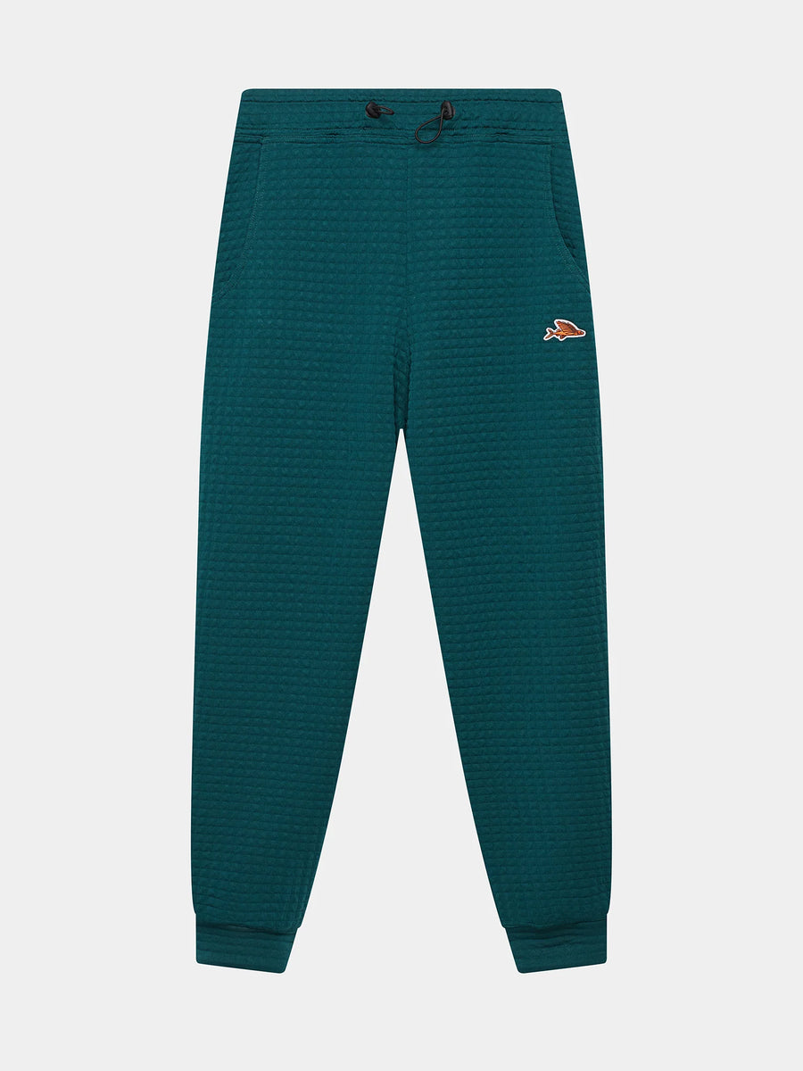 Café du Cycliste Louisa Women's Track Pants Laufhose Alpine Green