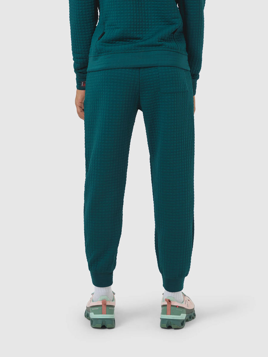 Café du Cycliste Louisa Women's Track Pants Laufhose Alpine Green