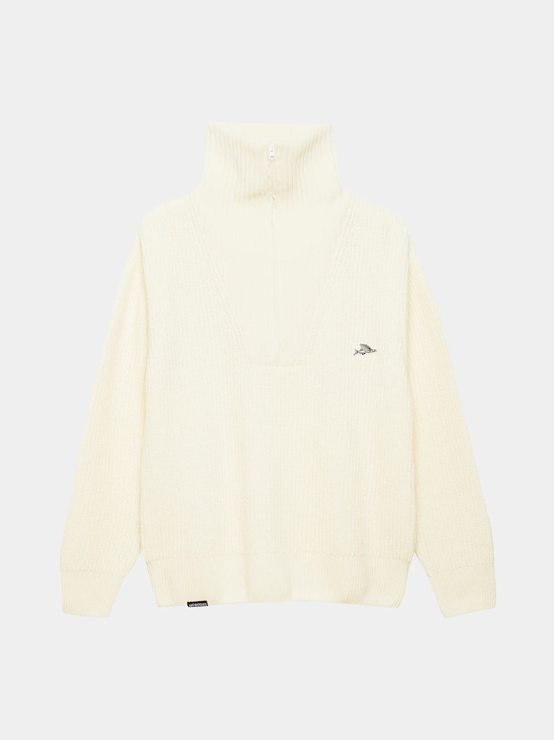 Café du Cycliste Alina Unisex Wool Pullover Chalk