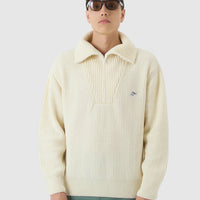 Café du Cycliste Alina Unisex Wool Pullover Chalk