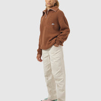 Café du Cycliste Alina Unisex Wool Pullover Cashew