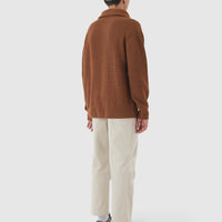 Café du Cycliste Alina Unisex Wool Pullover Cashew