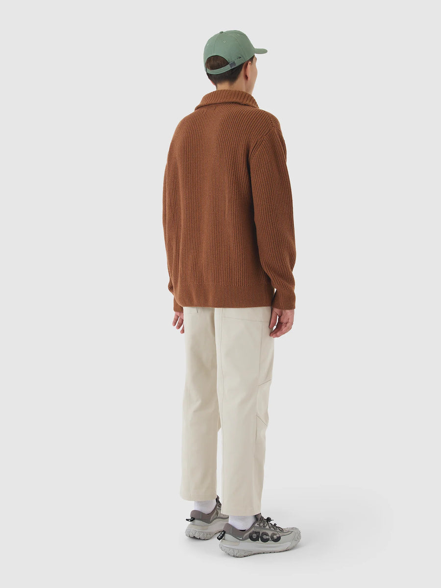 Café du Cycliste Alina Unisex Wool Pullover Cashew