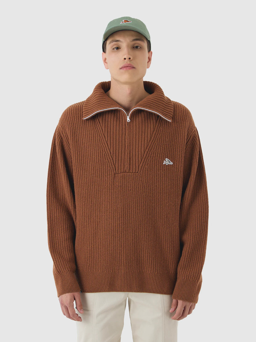 Café du Cycliste Alina Unisex Wool Pullover Cashew