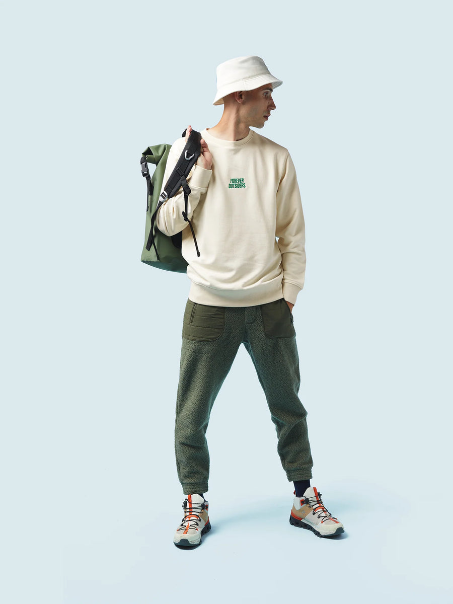 Café du Cycliste Marlene Unisex Cotton Sweatshirt Chalk