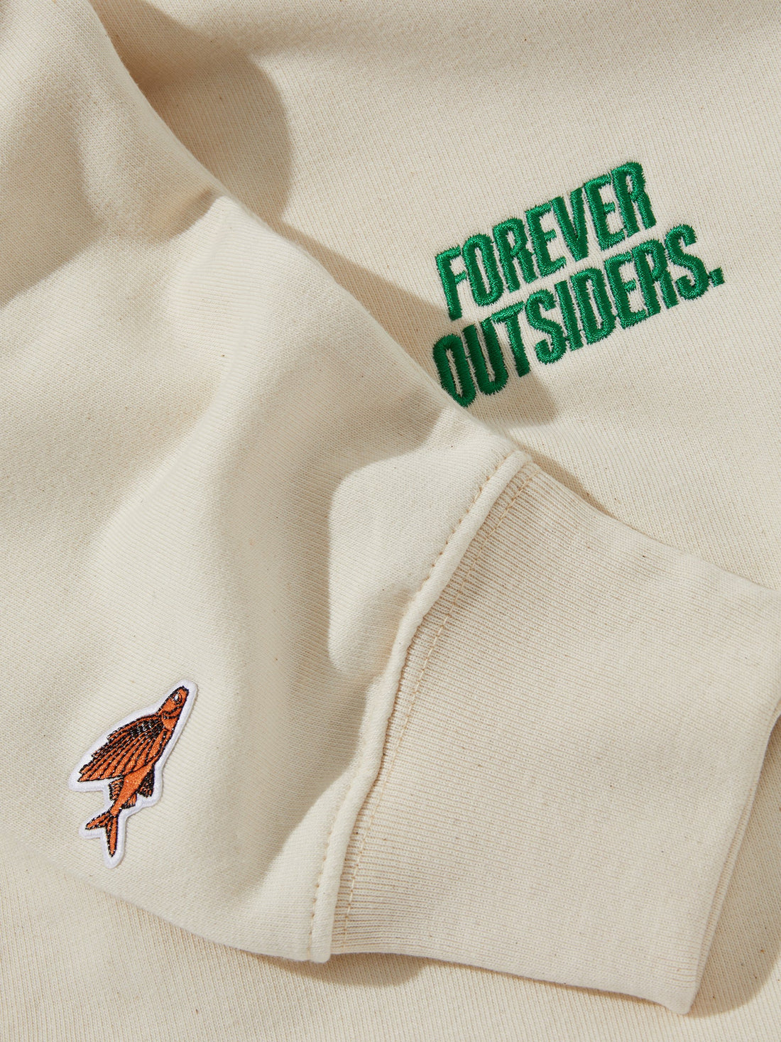 Café du Cycliste Marlene Unisex Cotton Sweatshirt Chalk