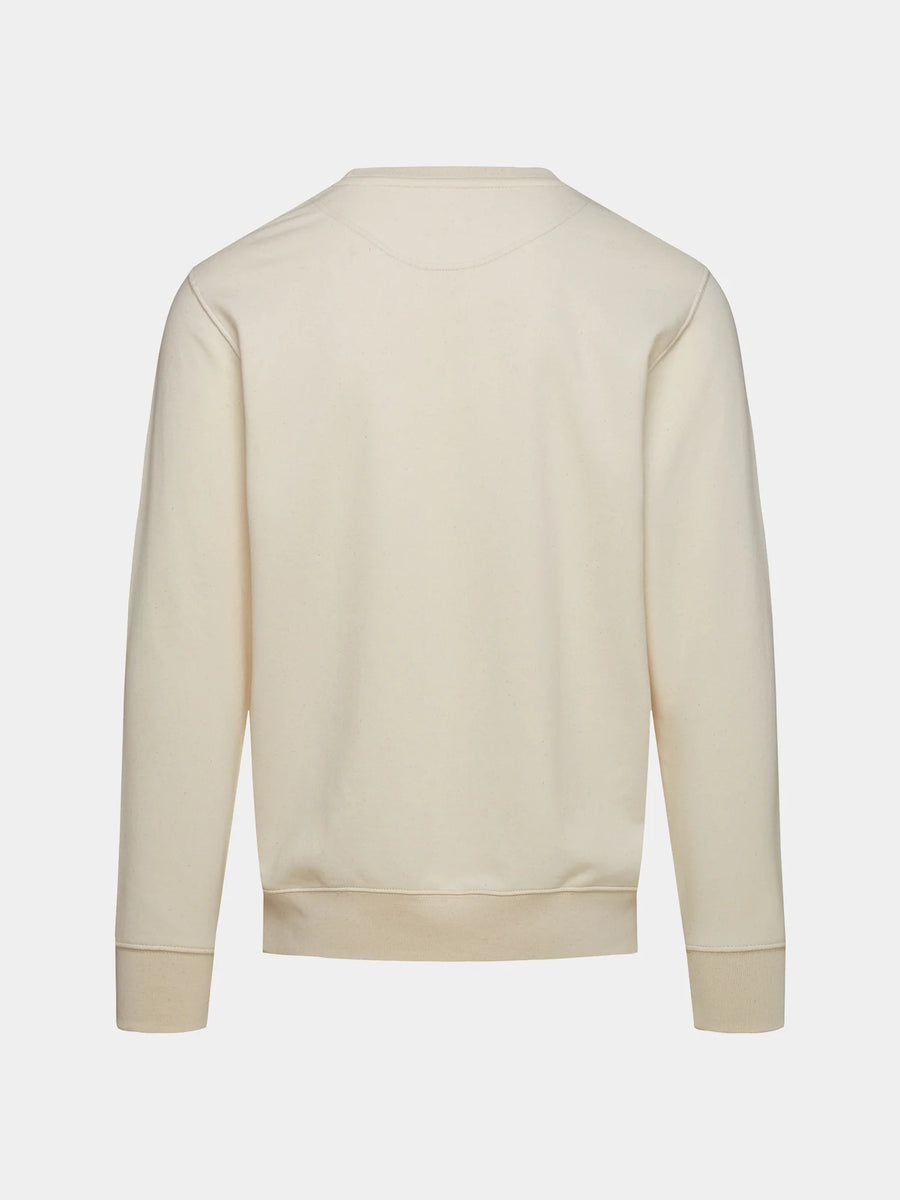 Café du Cycliste Marlene Unisex Cotton Sweatshirt Chalk