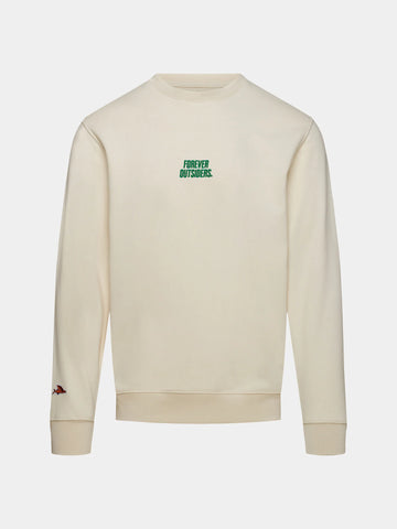 Café du Cycliste Marlene Unisex Cotton Sweatshirt Chalk