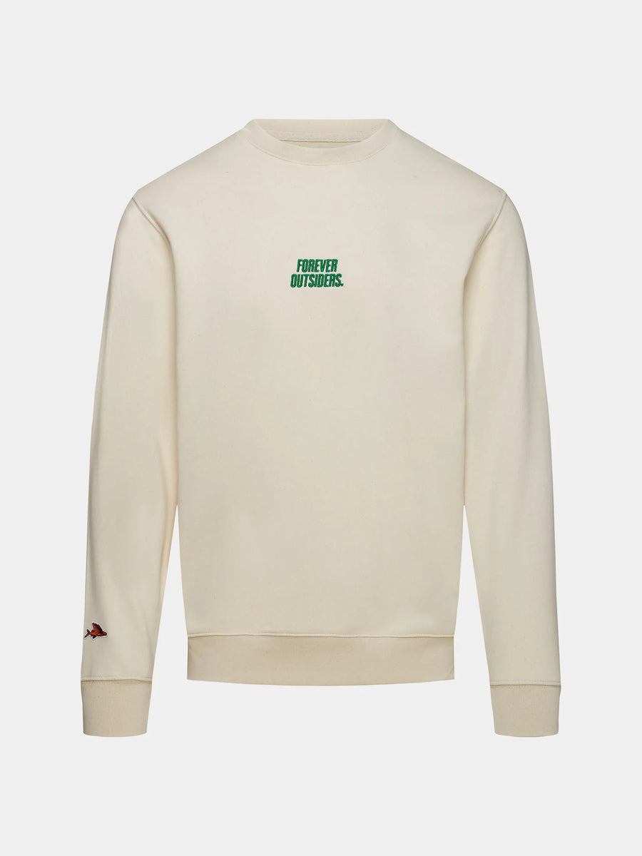 Café du Cycliste Marlene Unisex Cotton Sweatshirt Chalk