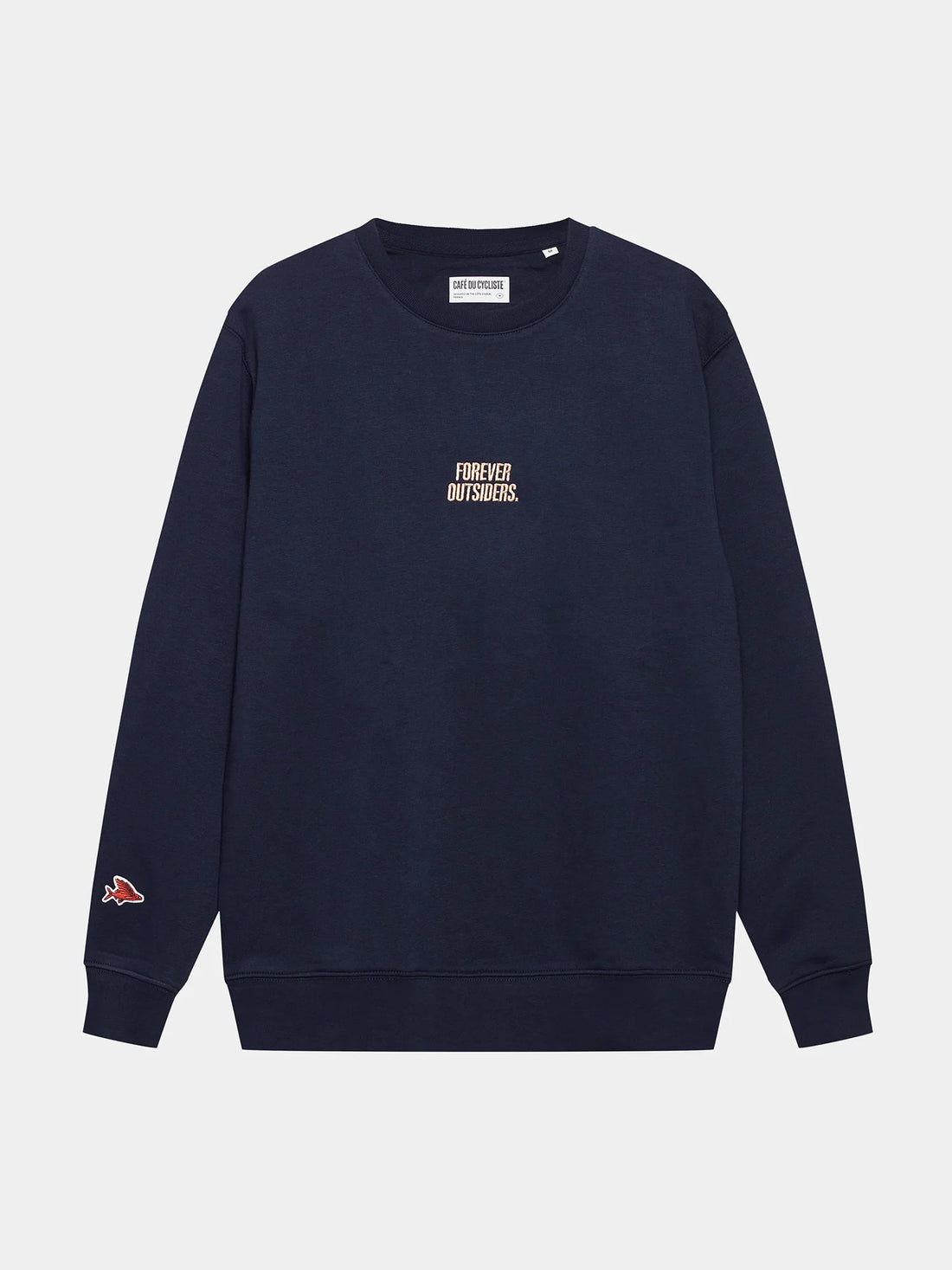 Café du Cycliste Marlene Unisex Cotton Sweatshirt Navy