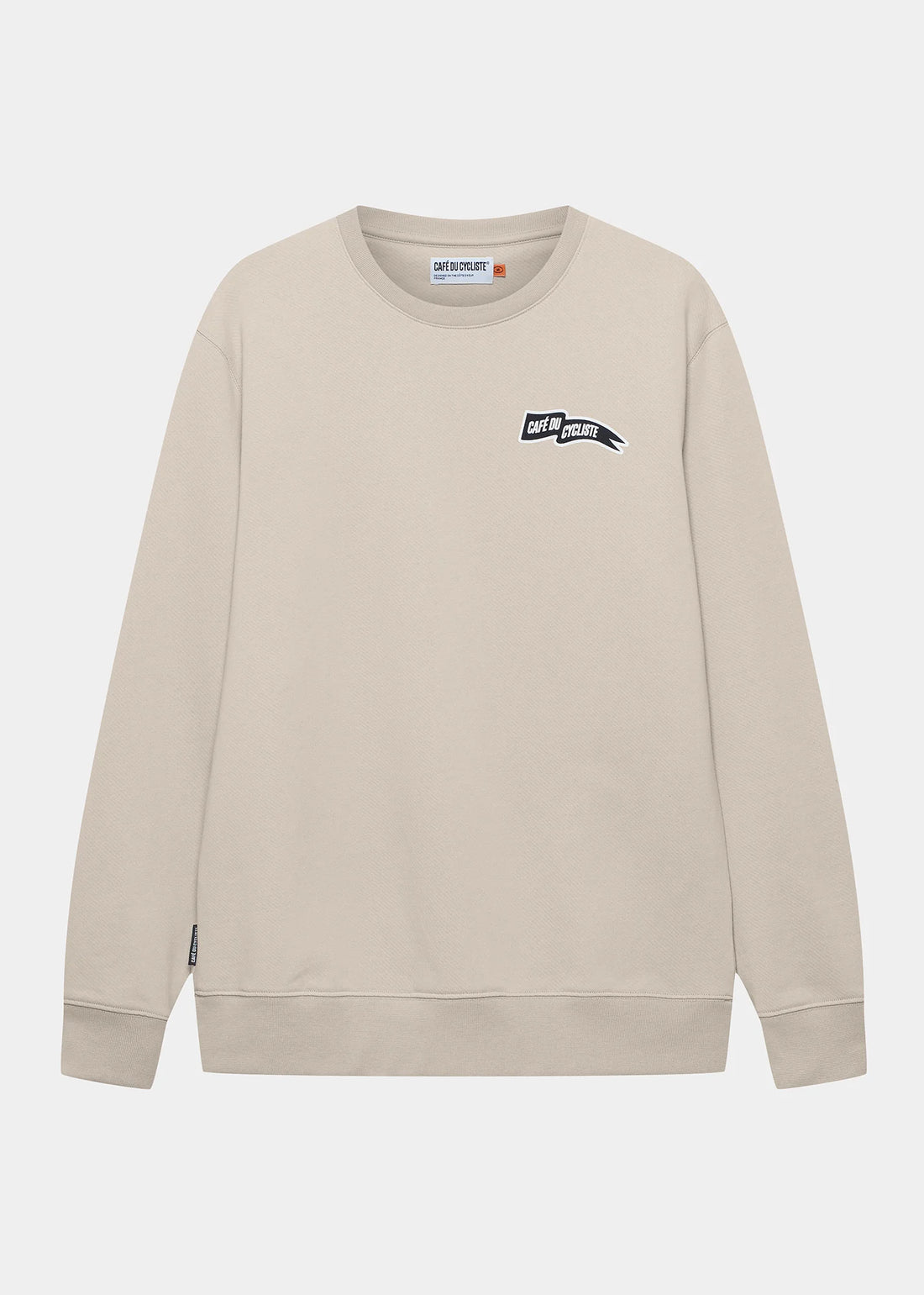 Café du Cycliste Marlene Unisex Cotton Sweatshirt Pearl Grey