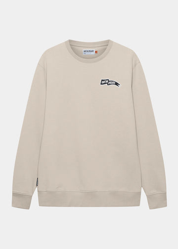 Café du Cycliste Marlene Unisex Cotton Sweatshirt Pearl Grey