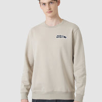 Café du Cycliste Marlene Unisex Cotton Sweatshirt Pearl Grey