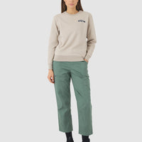 Café du Cycliste Marlene Unisex Cotton Sweatshirt Pearl Grey