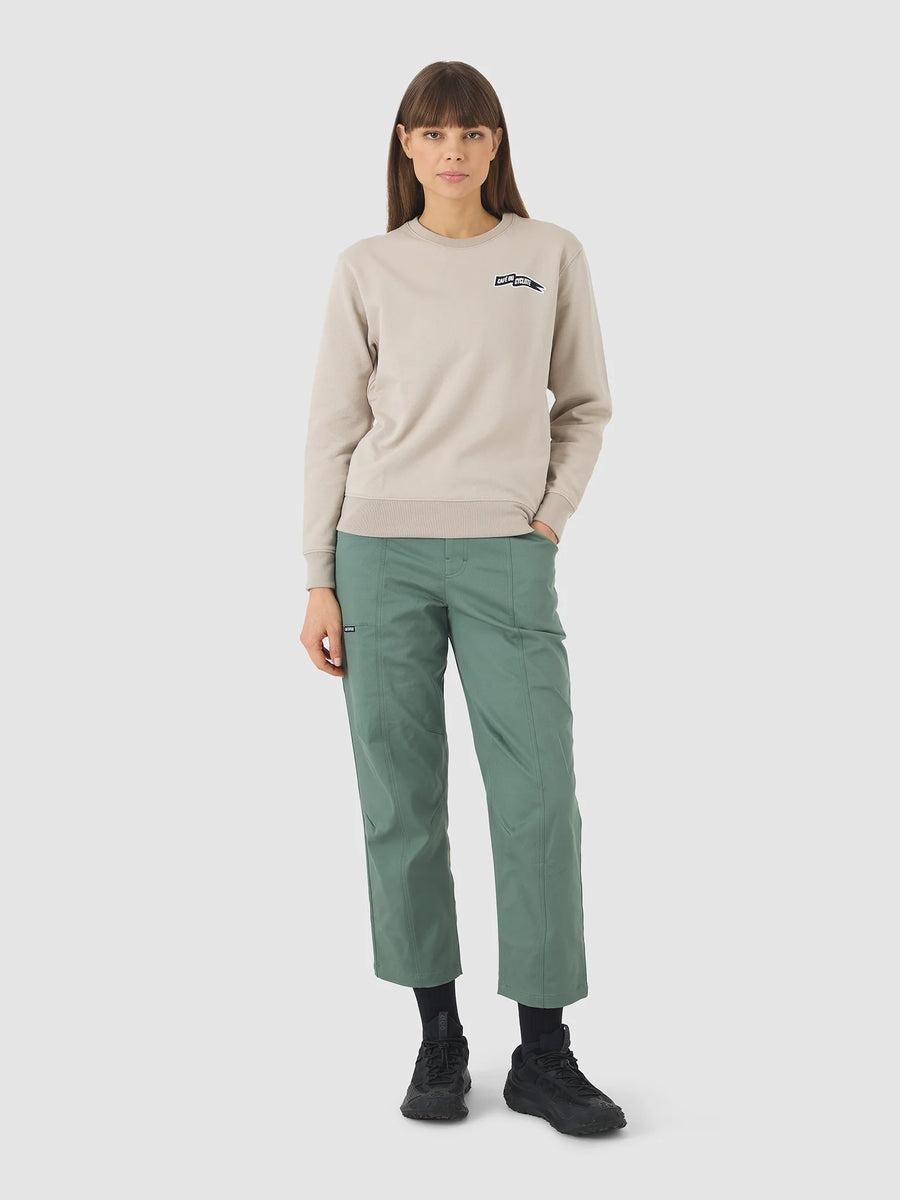 Café du Cycliste Marlene Unisex Cotton Sweatshirt Pearl Grey