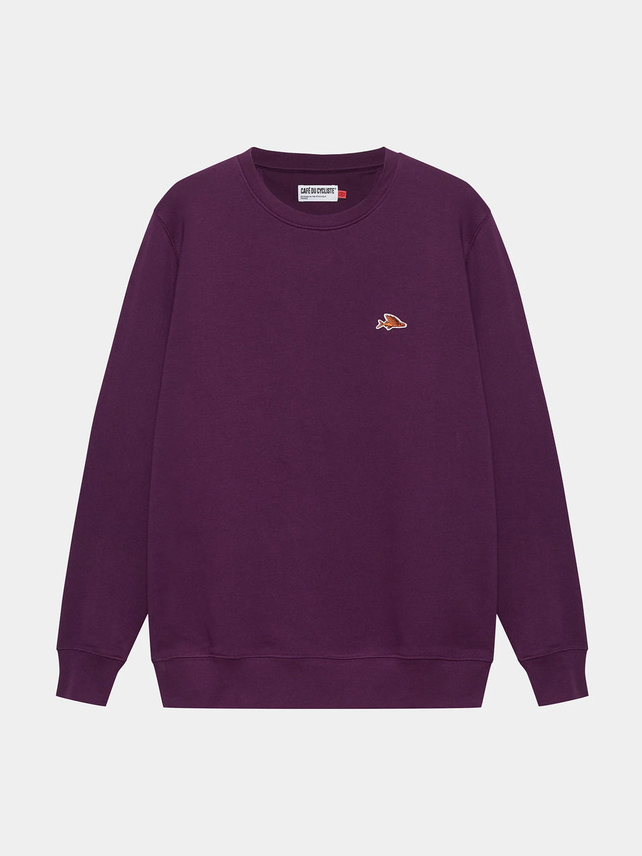 Café du Cycliste Marlene Unisex Cotton Sweatshirt Quetsche