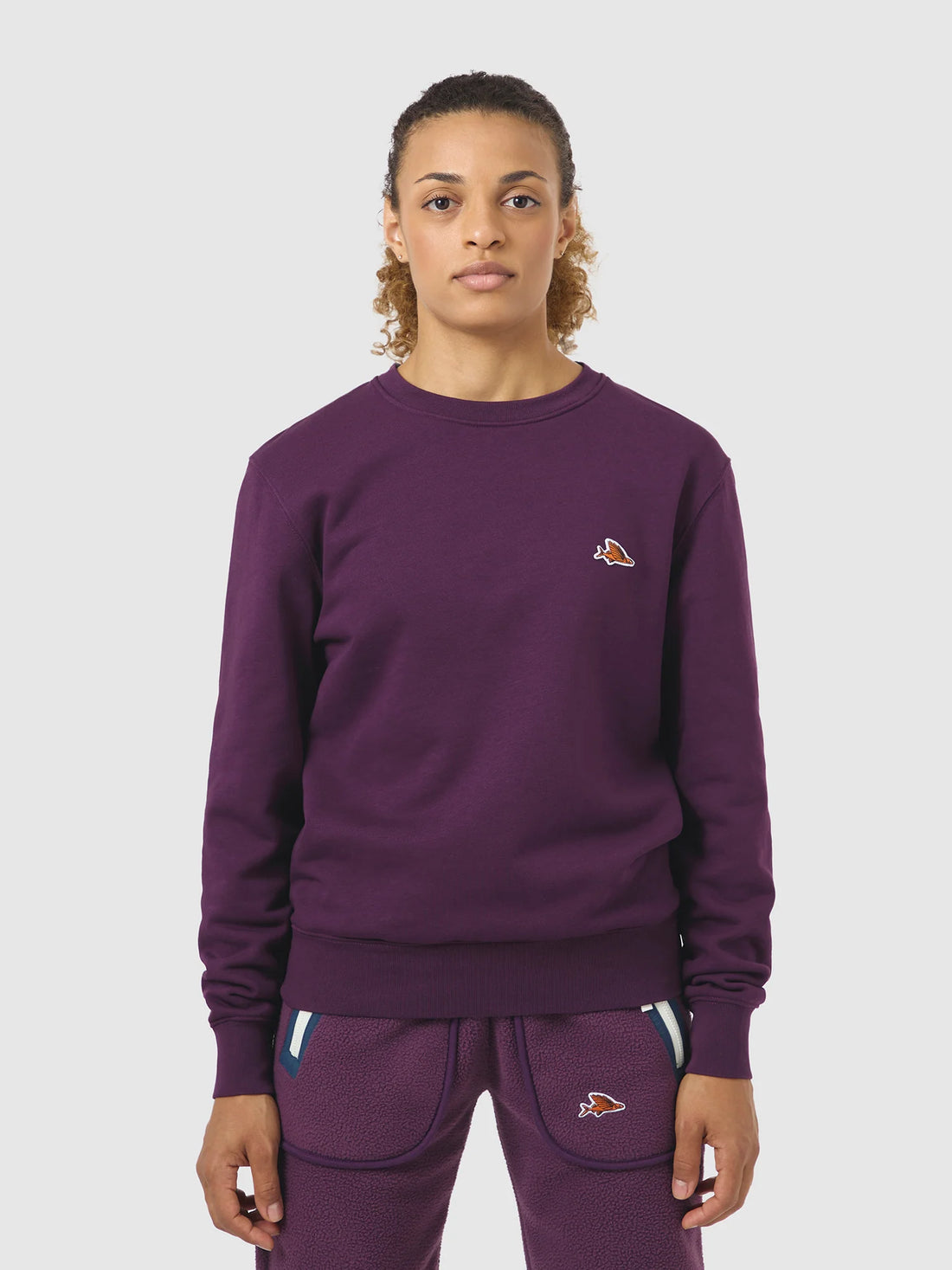 Café du Cycliste Marlene Unisex Cotton Sweatshirt Quetsche