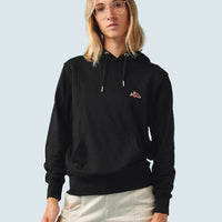 Café du Cycliste Rolande Unisex Cotton Hoodie Baumwoll-Hoodie Black