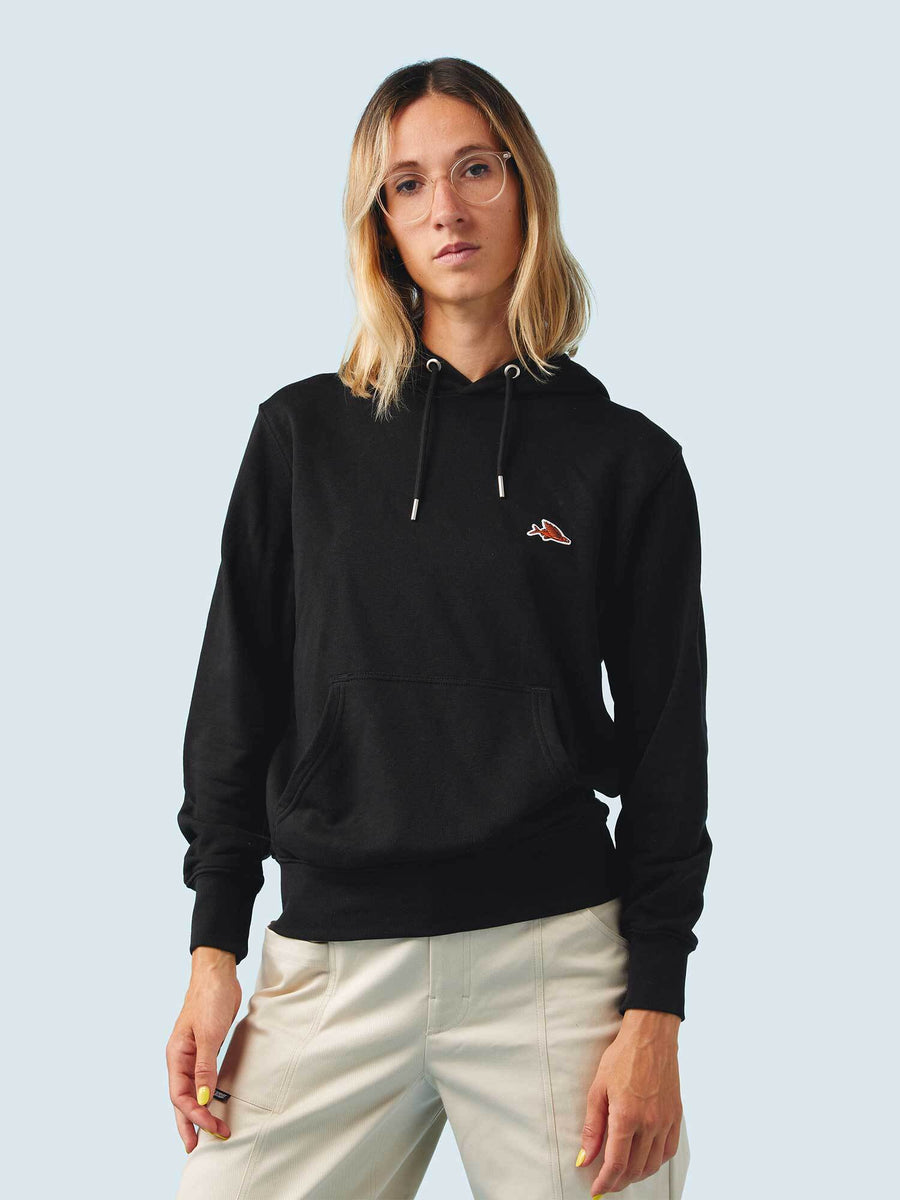 Café du Cycliste Rolande Unisex Cotton Hoodie Baumwoll-Hoodie Black