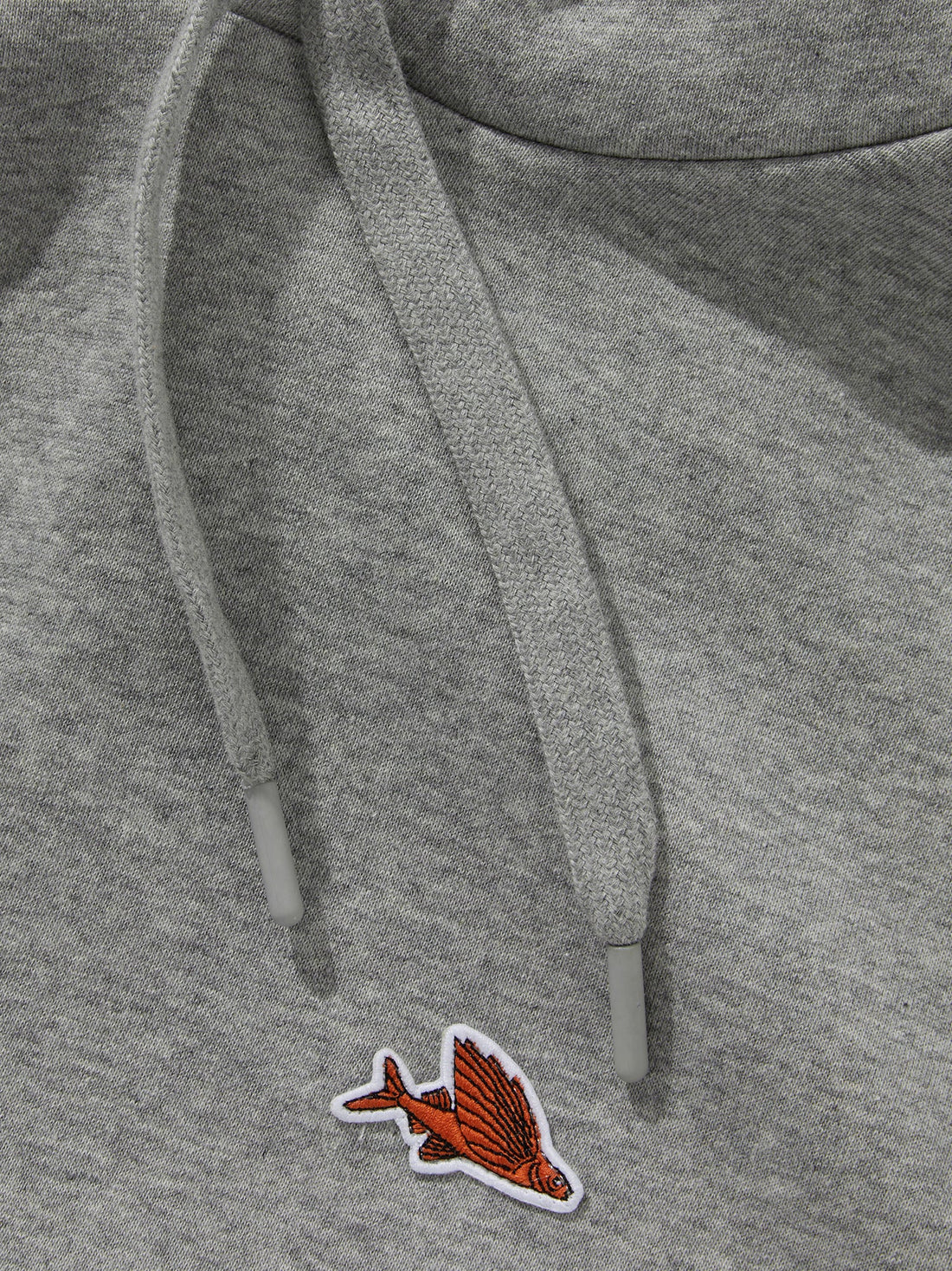 Café du Cycliste Rolande Unisex Cotton Hoodie Baumwoll-Hoodie Grey Melange