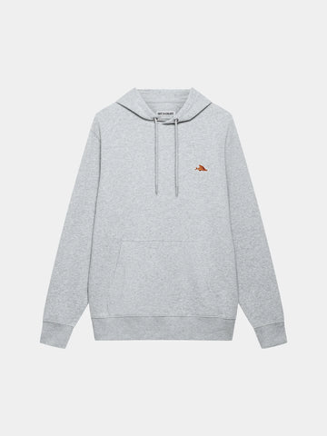 Café du Cycliste Rolande Unisex Cotton Hoodie Baumwoll-Hoodie Grey Melange