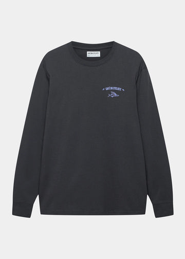 Café du Cycliste Unisex Unisex Maria Cotton T-Shirt Anthracite