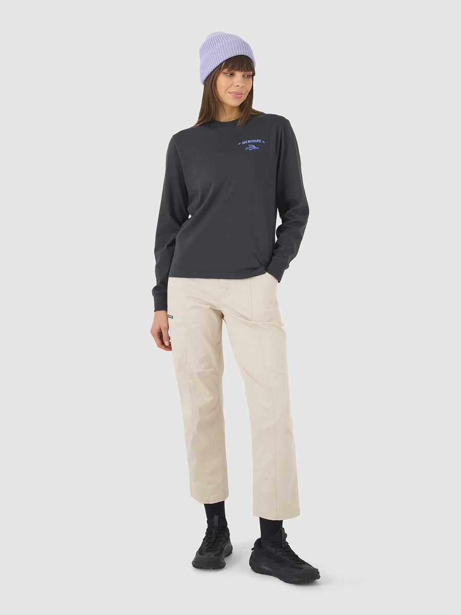 Café du Cycliste Unisex Unisex Maria Cotton T-Shirt Anthracite