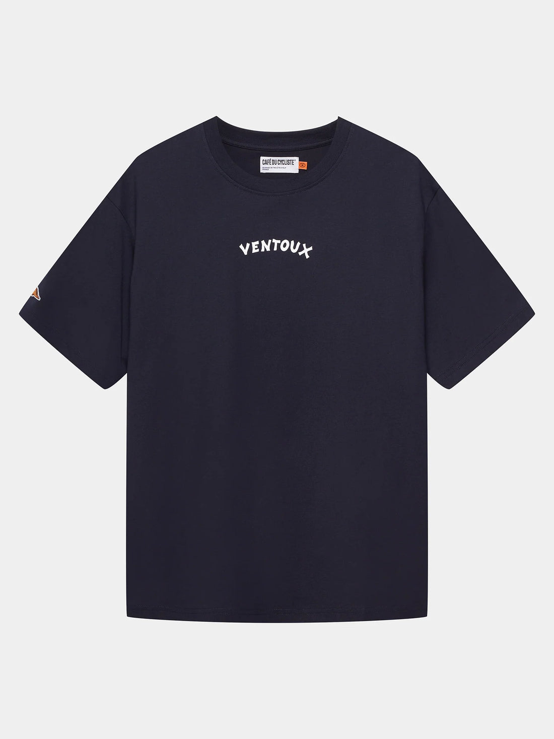 Café du Cycliste Unisex Cotton T-Shirt Col Ventoux Navy