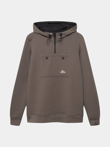 Café du Cycliste Thelma Men's Polartec Hoodie Carob