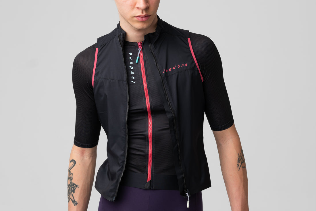 Isadore Alternative Wind Gilet Windweste Black