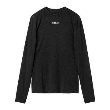Pedaled Element Merino Base Layer Radunterhemd langarm Black