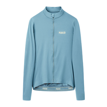 Pedaled Element Women's Long Sleeve Jersey Radtrikot langarm Light Blue