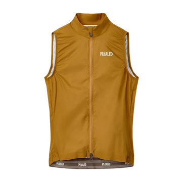 Pedaled Element Women's Waterproof Vest Wasserdichte Weste Mustard