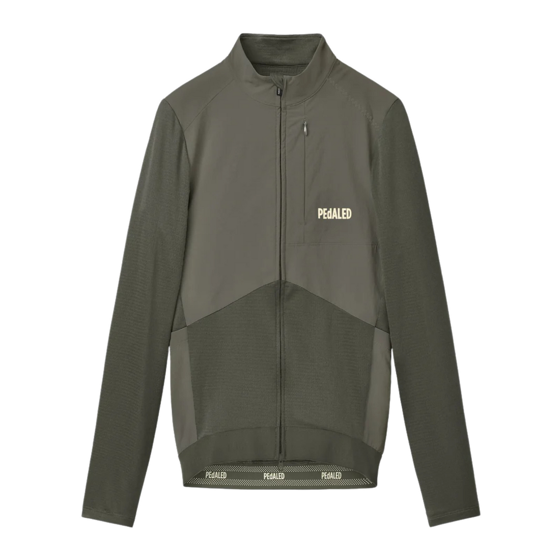 Pedaled Odyssey Windblock Women's Merino Long Sleeve Jersey Radtrikot langarm Grey Ink