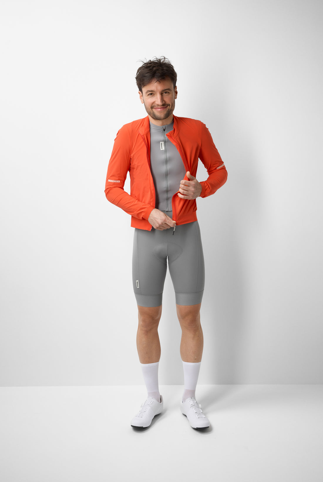 Fingercrossed Road Wind Jacket Men Wind Fahrradjacke Poppy Red