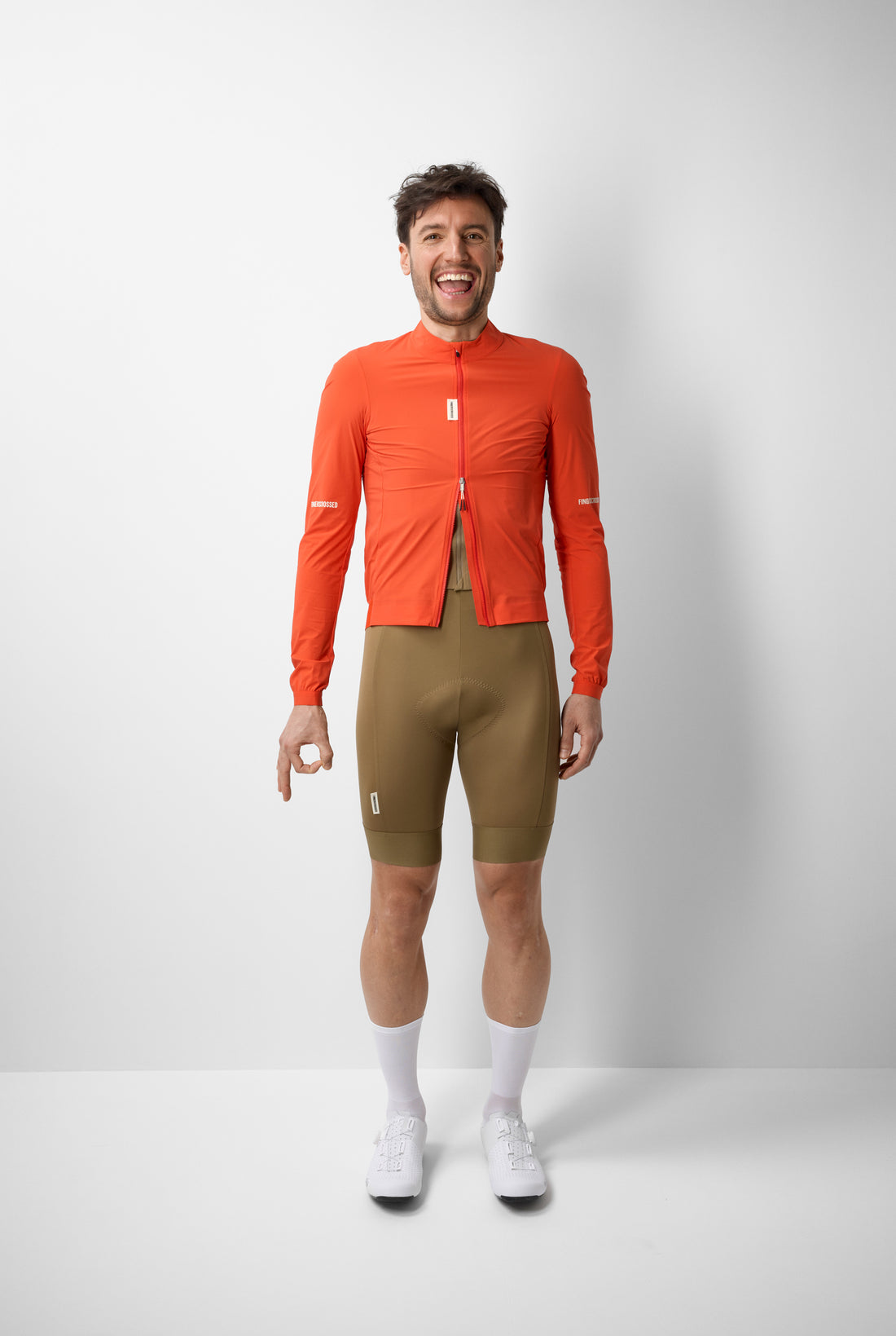 Fingercrossed Road Wind Jacket Men Wind Fahrradjacke Poppy Red