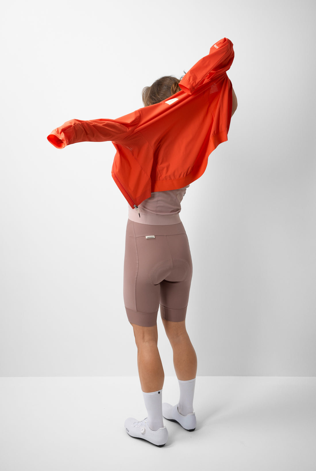 Fingercrossed Road Wind Jacket Women Wind Fahrradjacke Poppy Red