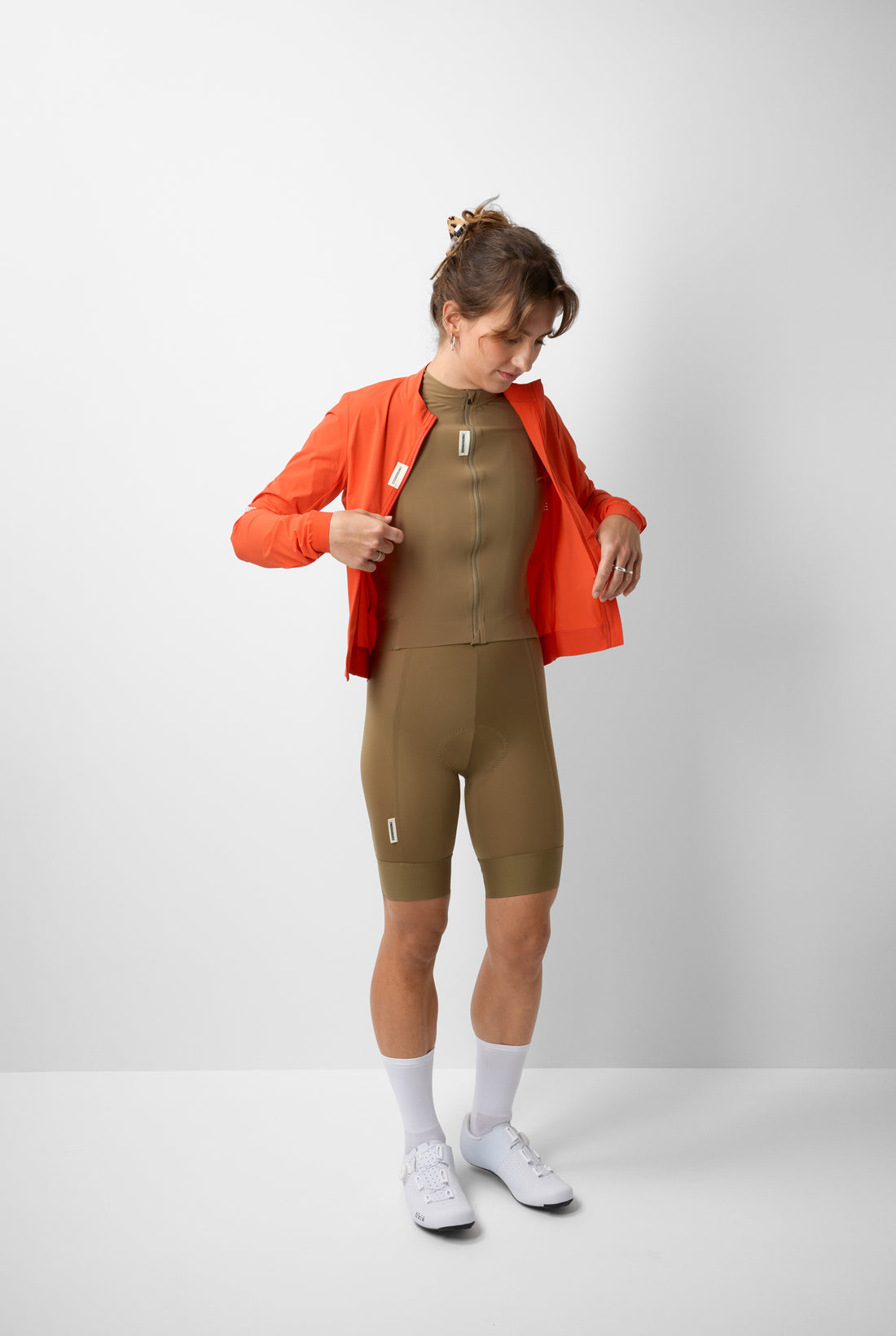 Fingercrossed Road Wind Jacket Women Wind Fahrradjacke Poppy Red