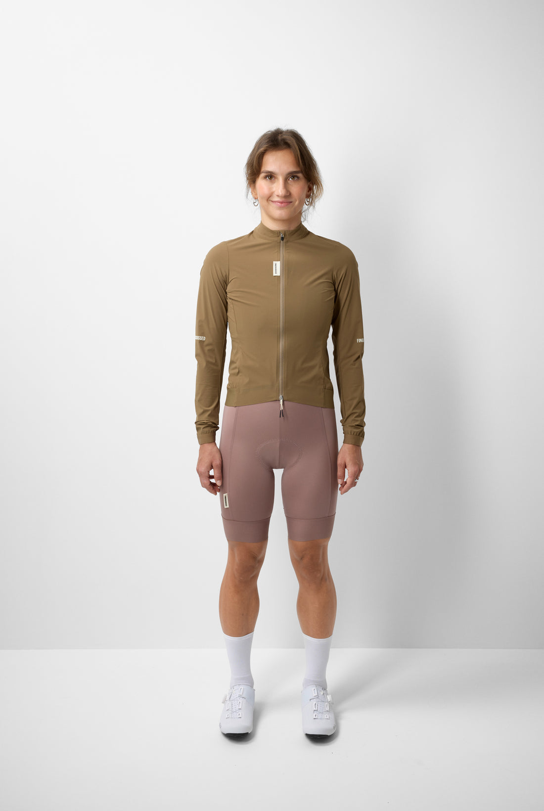 Fingercrossed Road Wind Jacket Women Wind Fahrradjacke Walnut