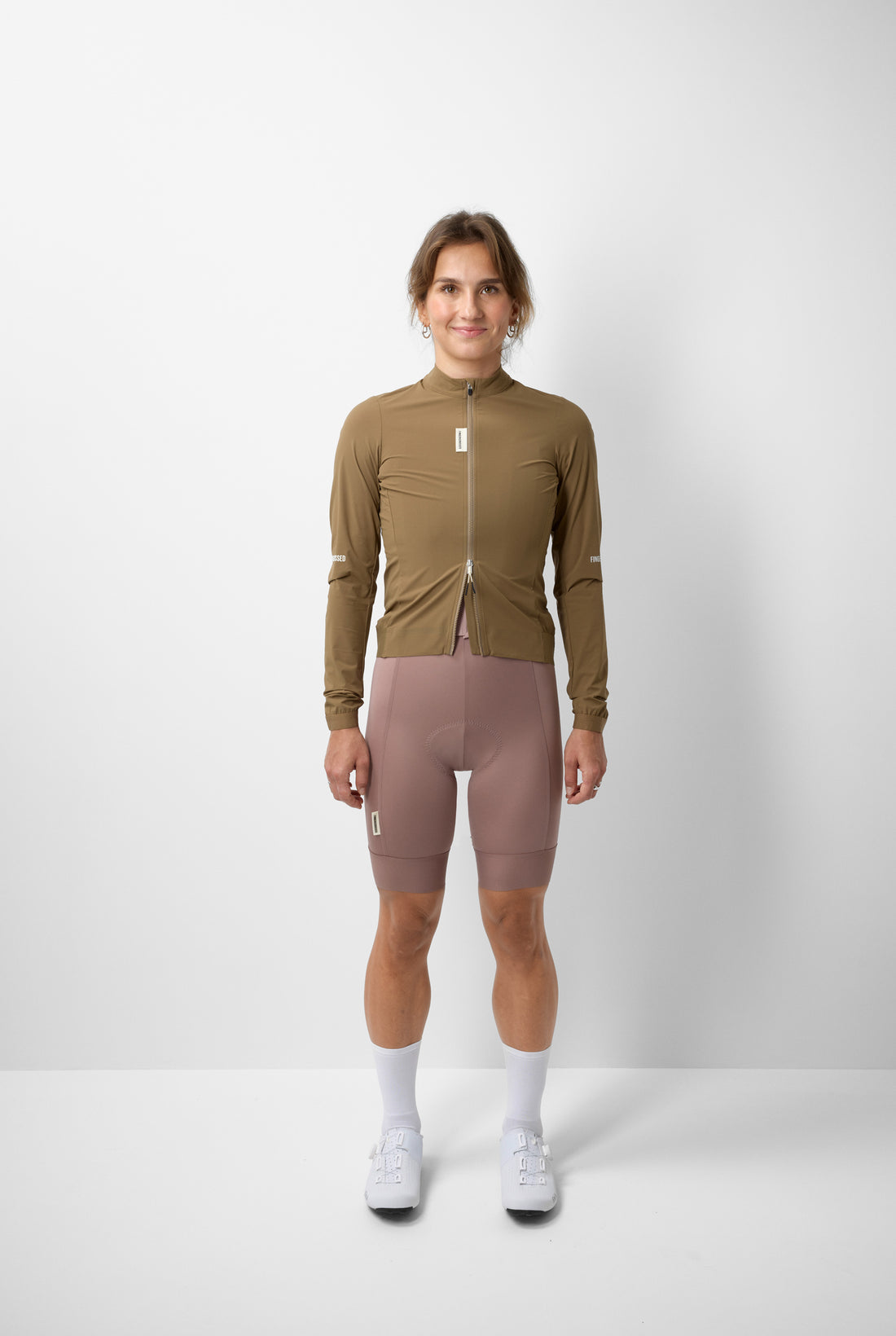 Fingercrossed Road Wind Jacket Women Wind Fahrradjacke Walnut