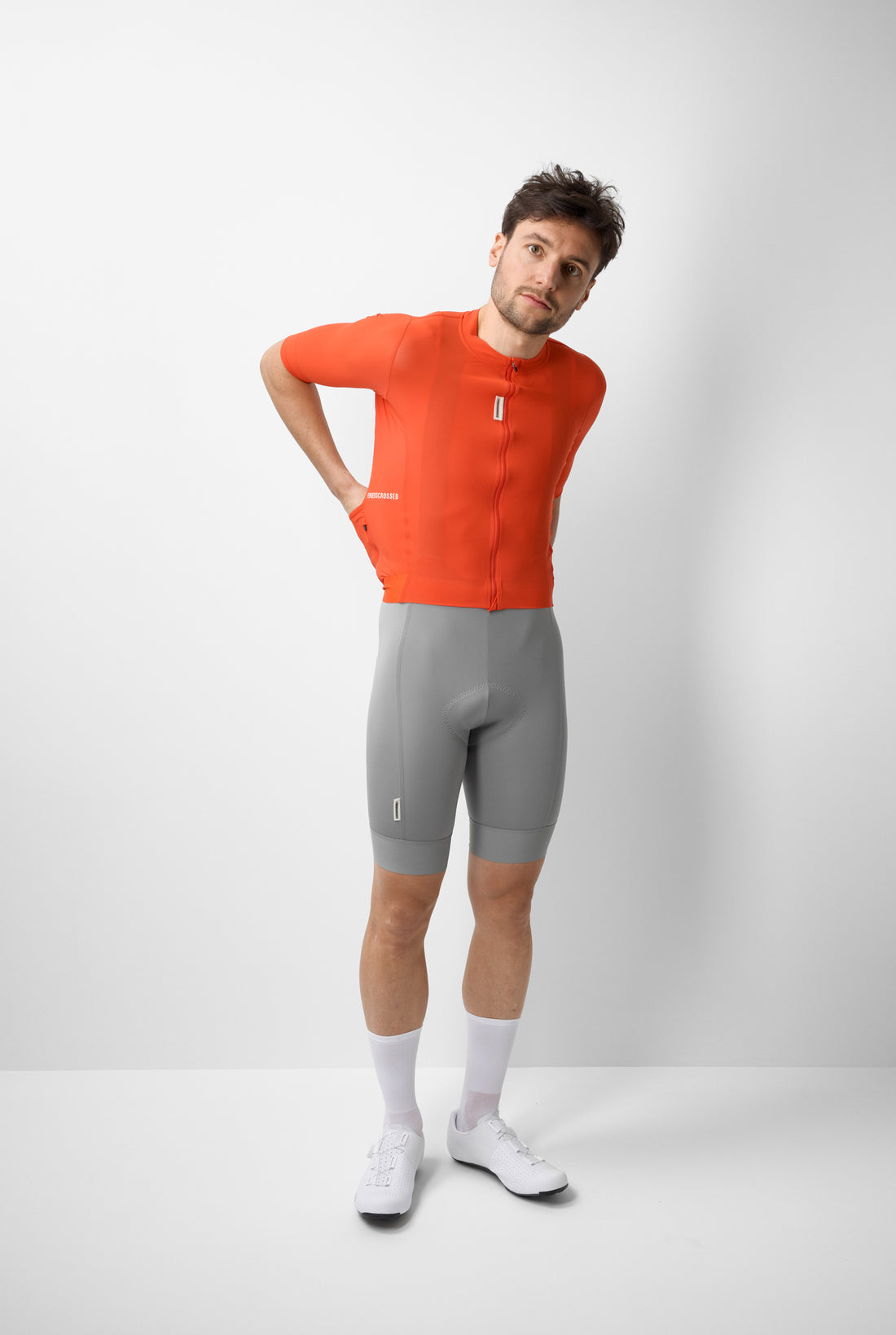 Fingercrossed Road Jersey Men Radtrikot Poppy Red