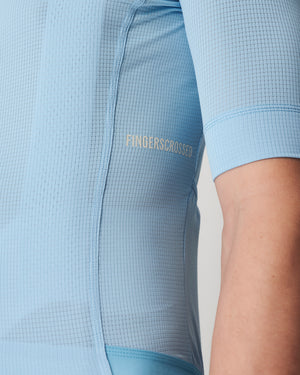 Fingercrossed Road Jersey Super Light Plus Men Radtrikot Himmelblau