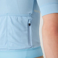 Fingercrossed Road Jersey Super Light Plus Men Radtrikot Himmelblau