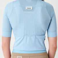 Fingercrossed Road Jersey Super Light Plus Women Radtrikot Himmelblau
