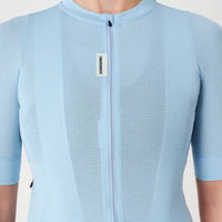 Fingercrossed Road Jersey Super Light Plus Women Radtrikot Himmelblau